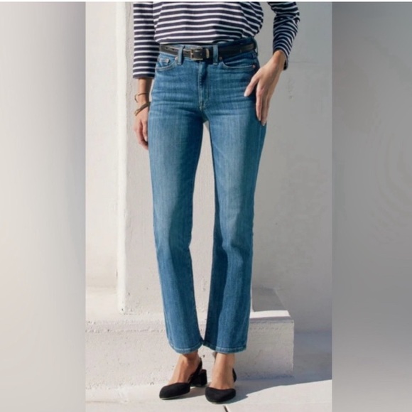 AYR the Pop jeans straight slight crop above ankle denim pants sz 28 x 27 sz 6 - Picture 1 of 14